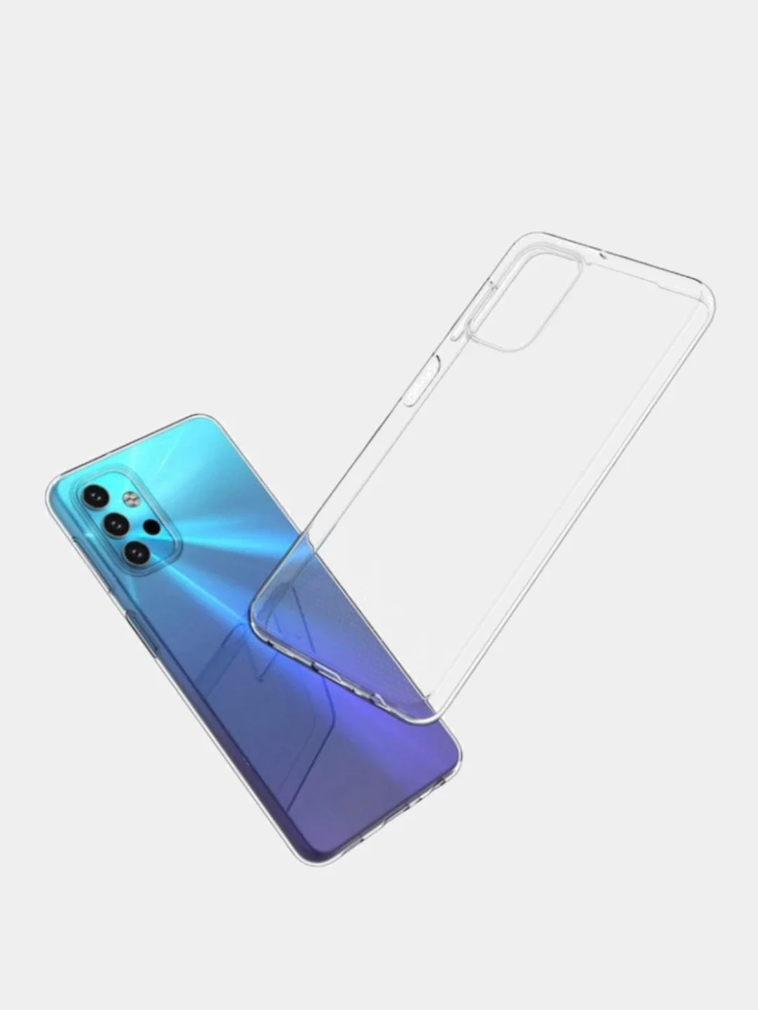 Чехол Samsung Galaxy A72, Самсунг Галакси А72 прозрачный силиконовый
