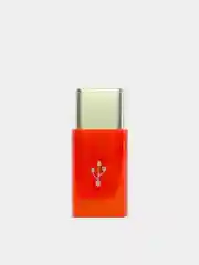 Красный переходник адаптер micro usb type c