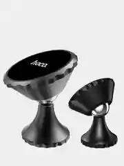 Черный магнитный автомобильный держатель Hoco CA9 Magnetic Metal