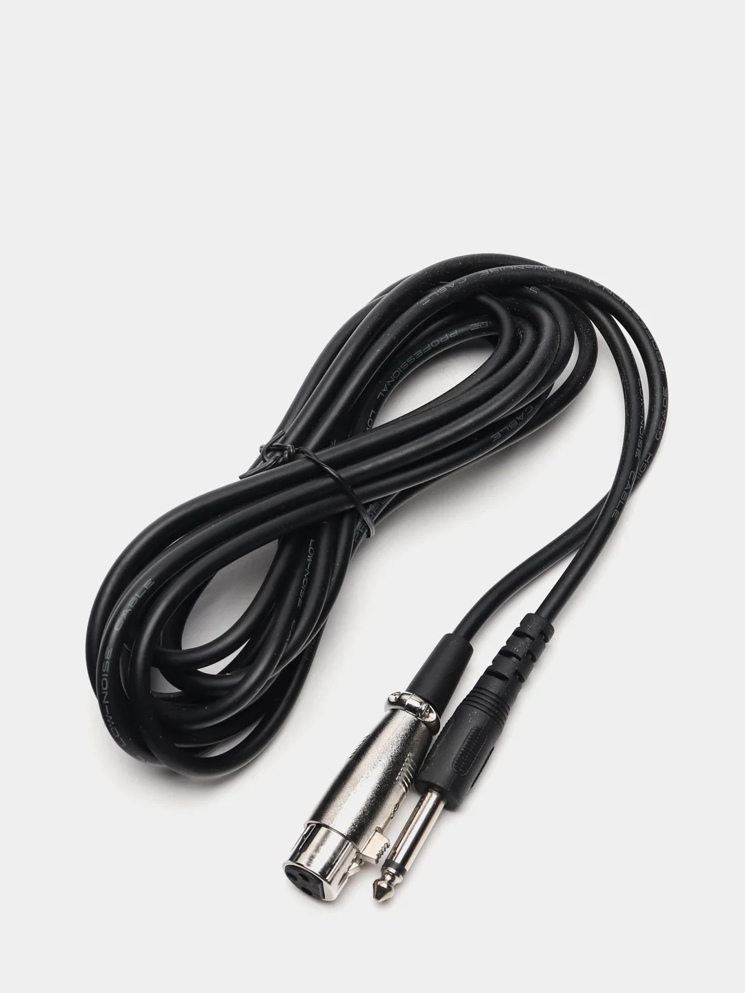 Кабель микрофонный с XLR на 6,3мм Jack - 4м
