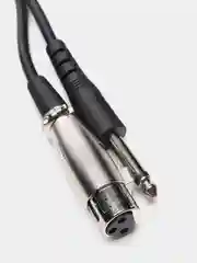 Кабель микрофонный с XLR на 6,3мм Jack - 4м