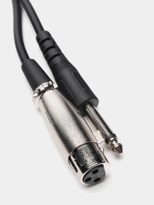 Кабель микрофонный с XLR на 6,3мм Jack - 4м