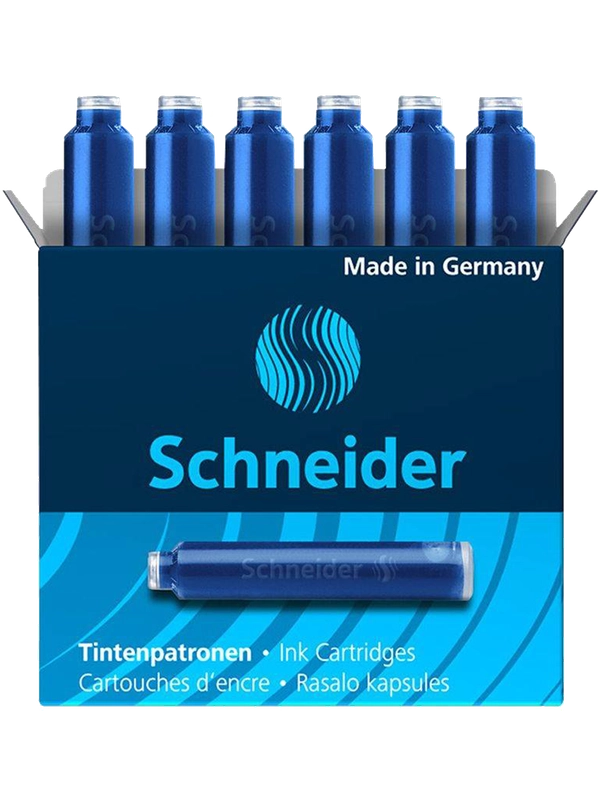 Картриджи чернильные Schneider кобальтовый синий, 6 шт