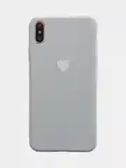 Мятный матовый чехол с сердцем на Apple iphone 11, 11Pro, 11ProMax, XS, XSMax, XR, X, 7/8Plus,7/8