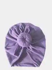 Фиолетовый детский тюрбан
