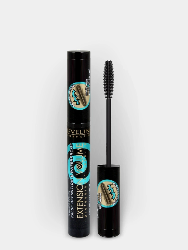 Eveline Cosmetics Тушь для ресниц Extension volume professional 100% Водостойкая, 10 мл