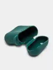 Зеленый чехол для наушников AirPods силиконовый