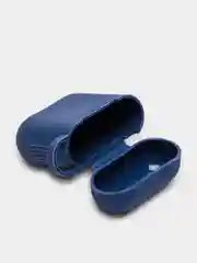 Синий меланж чехол для наушников AirPods силиконовый