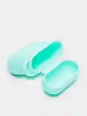 Бирюзовый чехол для наушников AirPods силиконовый
