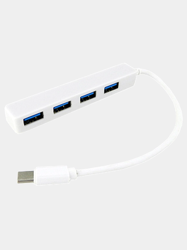 Разветвитель USB хаб с TYPE-C на 4 USB-порта, 0,2 метра
