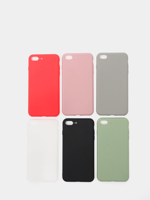 Чехол силиконовый матовый для iPhone 7 Plus, 8 Plus