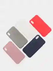 Чехол силиконовый матовый для iPhone X, Xs