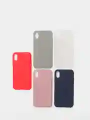 Чехол силиконовый матовый для iPhone X, Xs