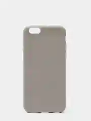 Серый чехол силиконовый матовый для iPhone 6, 6s