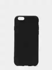 Черный чехол силиконовый матовый для iPhone 6, 6s