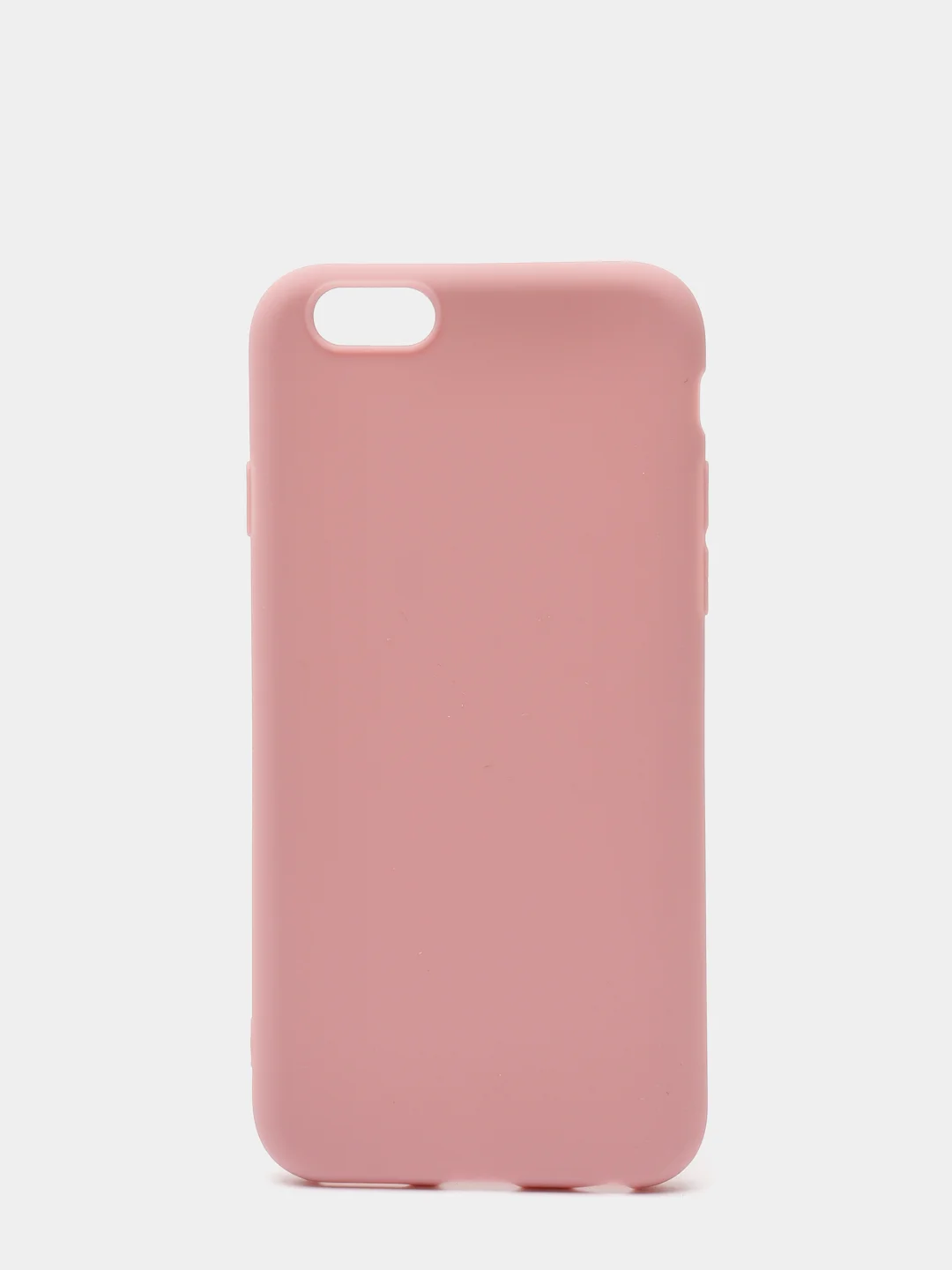 Бежевый чехол силиконовый матовый для iPhone 6, 6s