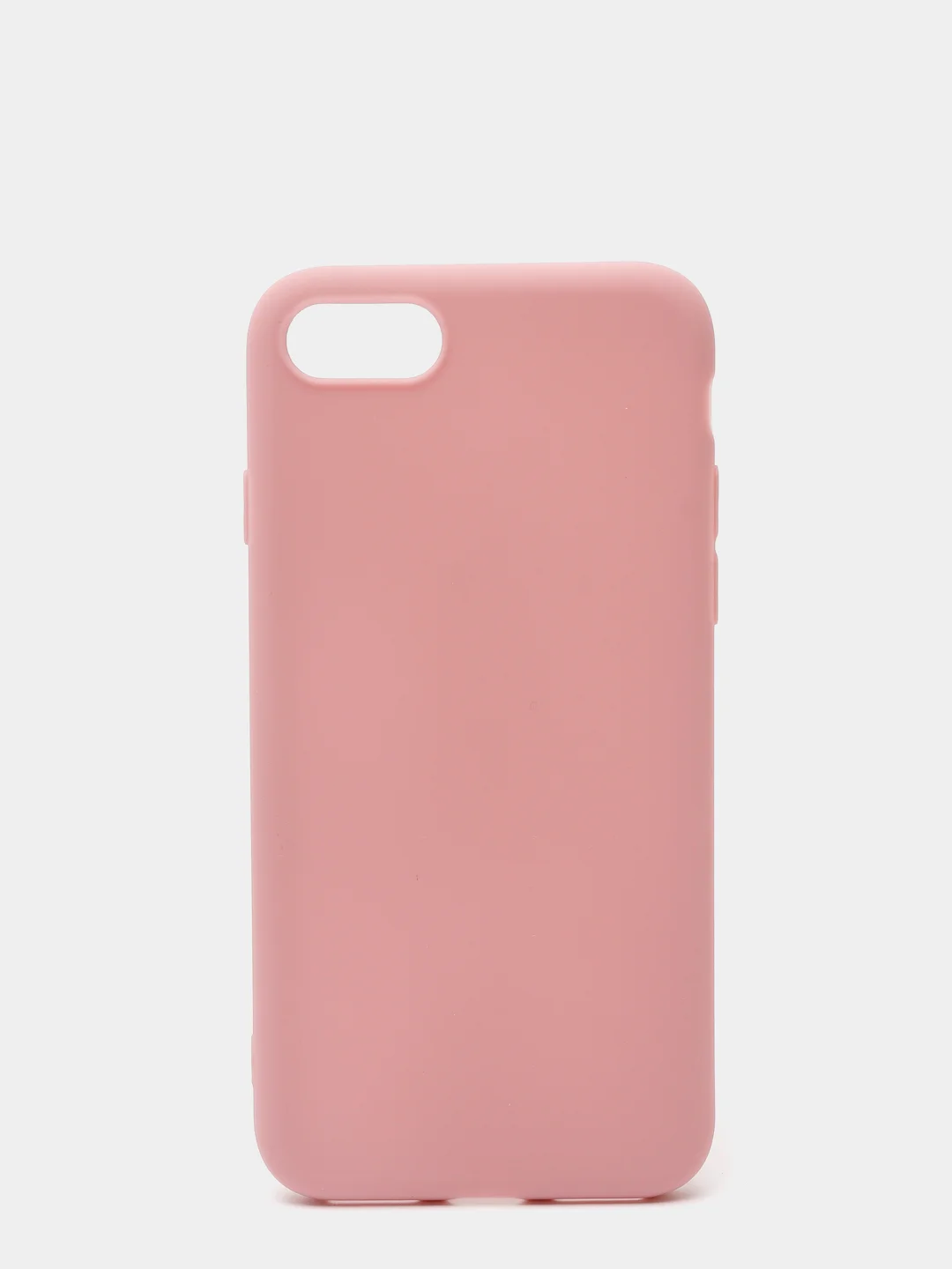 Бежевый чехол силиконовый матовый для iPhone 7/8/se2