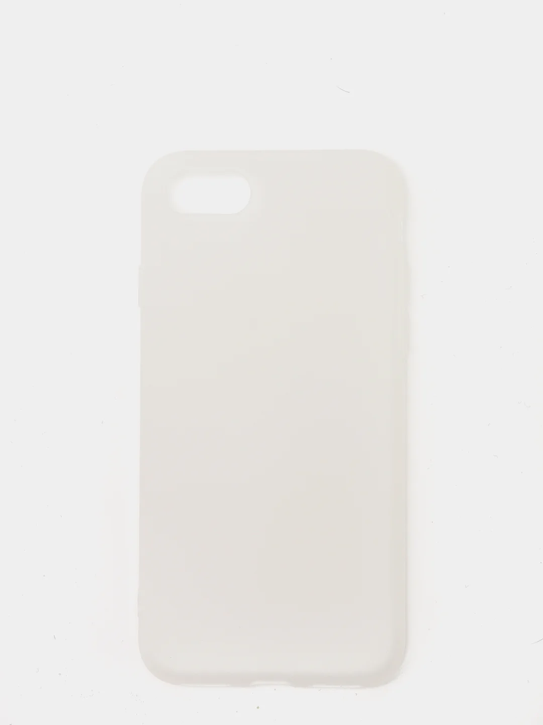 Белый чехол силиконовый матовый для iPhone 7/8/se2