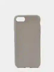 Серый чехол силиконовый матовый для iPhone 7/8/se2
