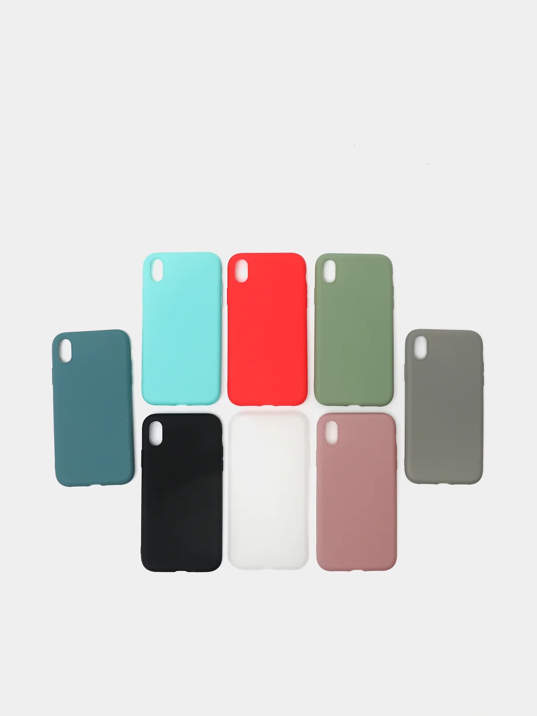 Чехол силиконовый, матовый, для iPhone XR