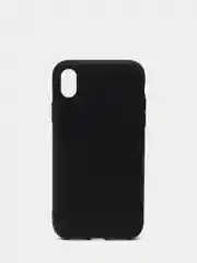 Черный чехол силиконовый, матовый, для iPhone XR