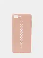 Бежевый чехол-накладка силиконовый Air Tunnel для iPhone 7 Plus / 8 Plus