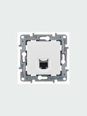 Розетка для интернета / телефона Legrand Etika, белый (У)
