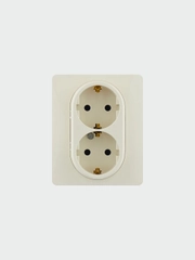 Розетка Legrand Etika, 16 А, с заземлением, слоновая кость (У)