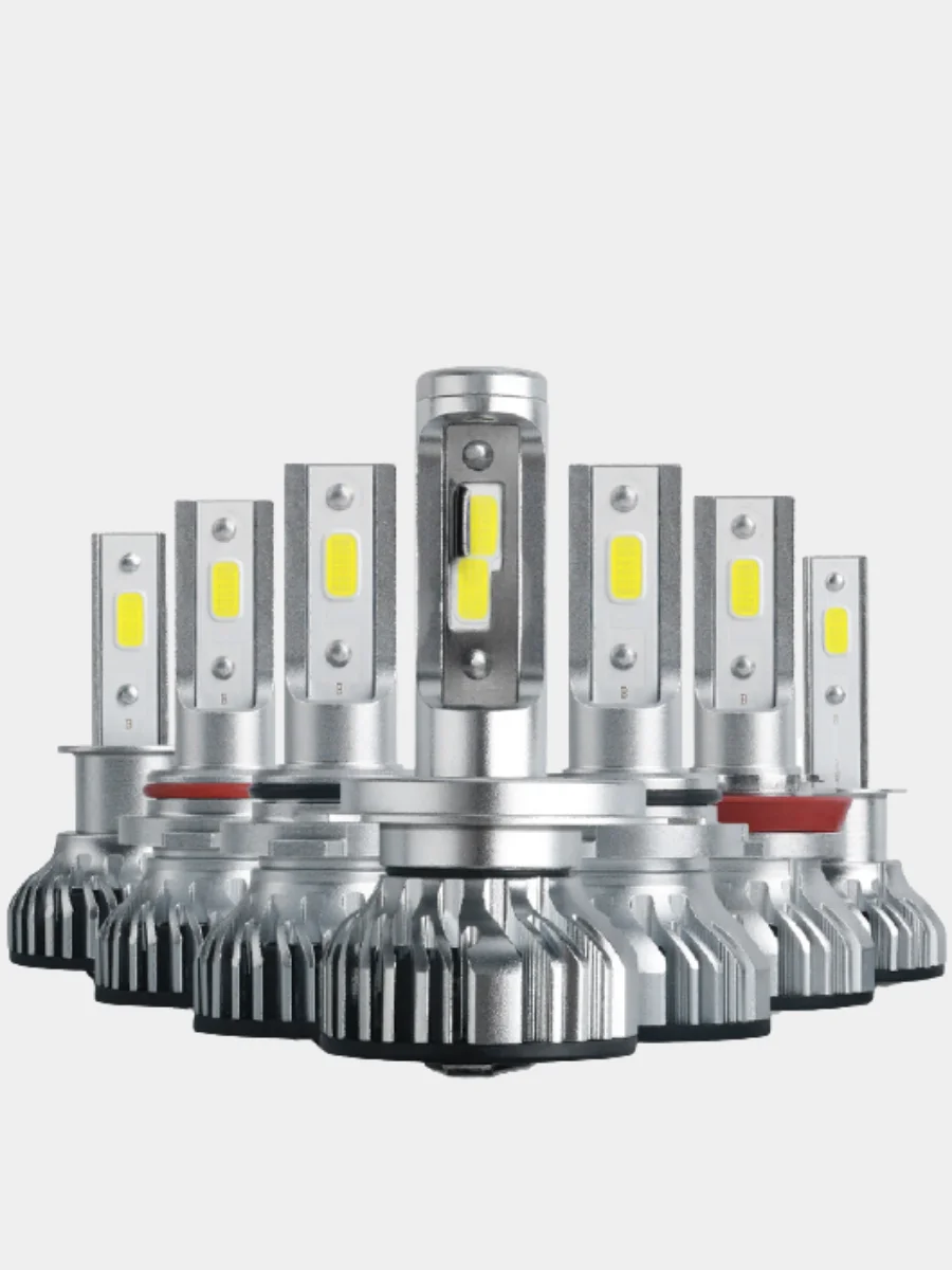 Светодиодные LED лампы. H1, H3, H4, H7, H8, H11, HIR2