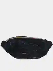 Черный поясная сумка "Геометрия"