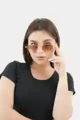 Очки солнцезащитные, имиджевые с чехлом и салфеткой