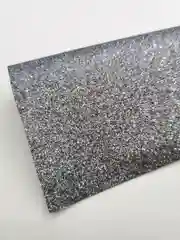 Угольный кожзам глиттерный 20*27 см