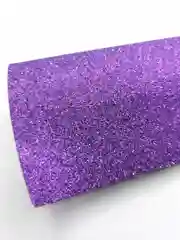 Фиолетовый кожзам глиттерный 20*27 см