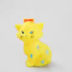 Игрушка пищащая "Кошечка" для собак, 10 см, микс цветов