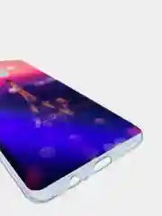 Голубой чехол Samsung Galaxy A8+ (A8 Plus), Самсунг Галакси А8+ (А8 Плюс) силиконовый с рисунком