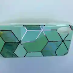 Лайм чехол накладка принт мрамор геометрия Apple iPhone Х