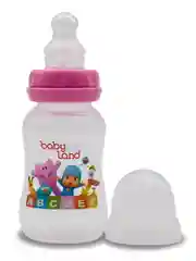 Розовый бутылочка Baby Land 150 мл с силиконовой анатомической соской Air System