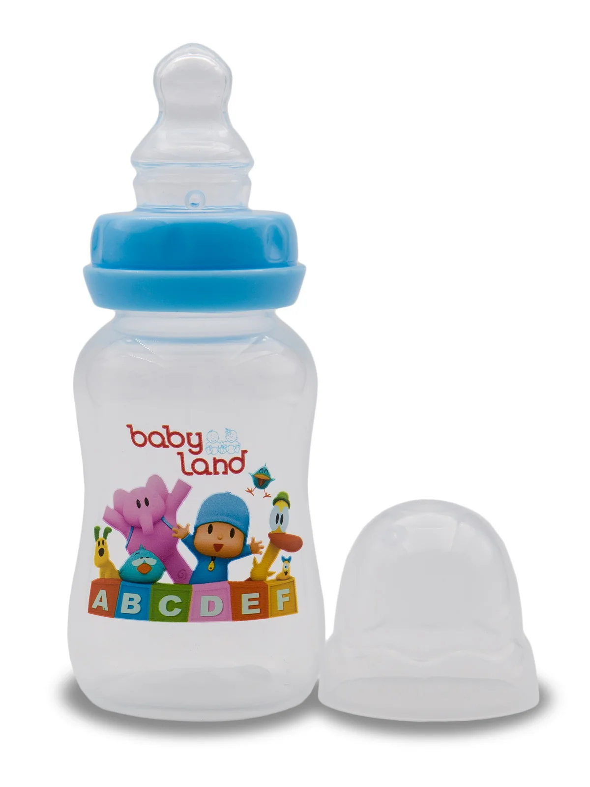 Голубой бутылочка Baby Land 150 мл с силиконовой анатомической соской Air System