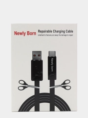 USB кабель c Quick Charge на 3A, длина 1,5 м / Micro-USB / Type-C / Apple Lightning