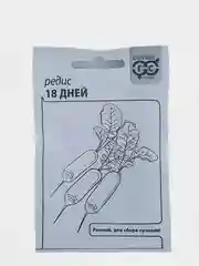 Редис "18 дней", белый пакет, 3 г, семена