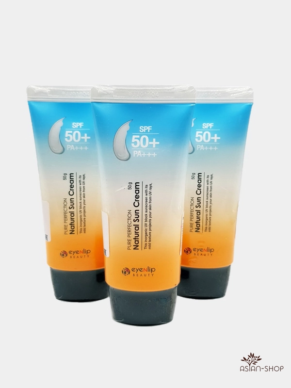 Солнцезащитный крем UV SPF 50+/PA+++ EYENLIP Pure Perfection Natural Sun Cream, 50 гр