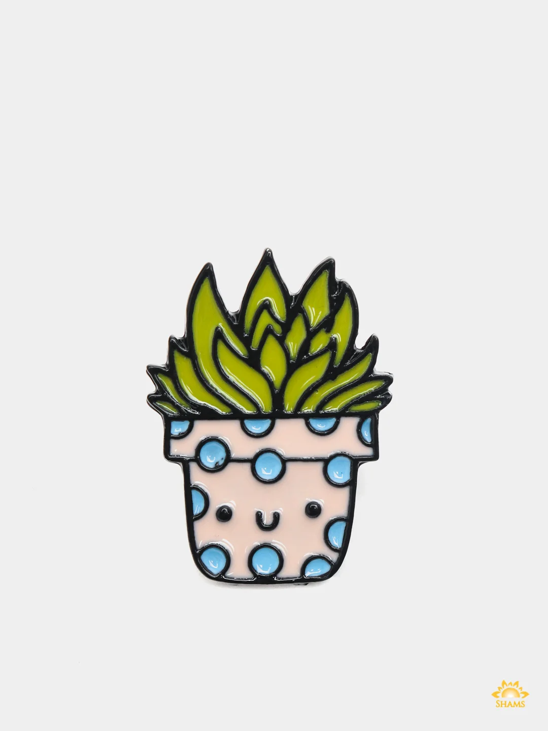 Морской металлический пин-значок " Cactus"