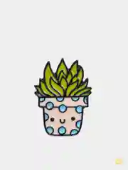 Морской металлический пин-значок " Cactus"