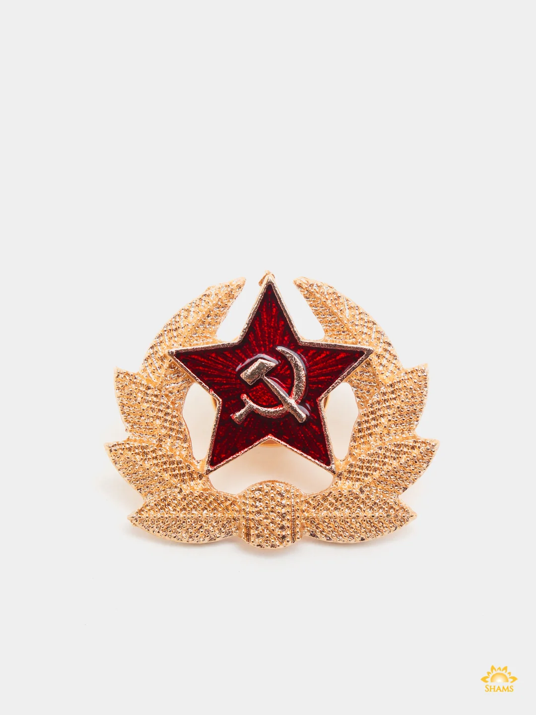 Красный металлический пин-значок "СССР"