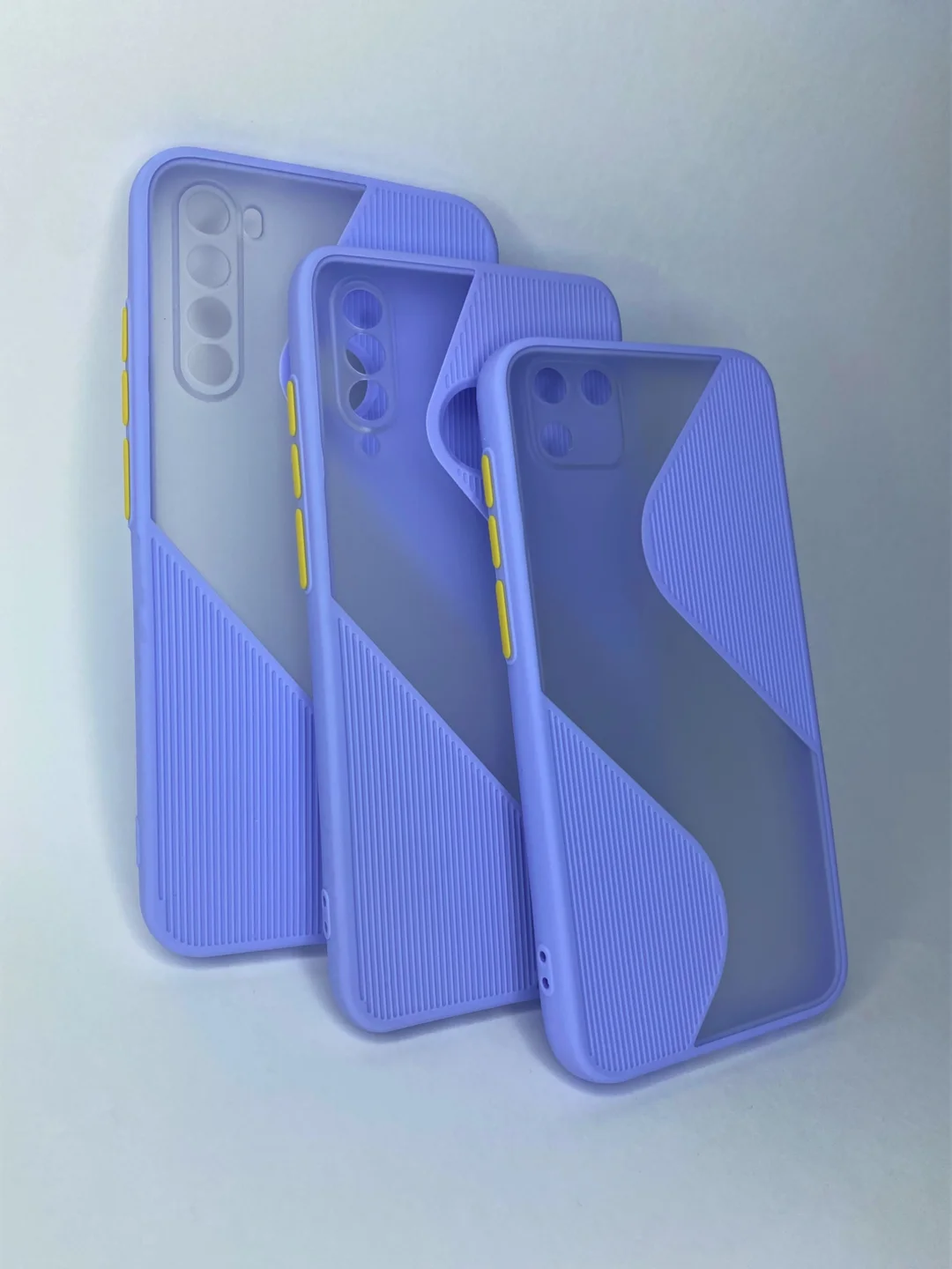Лавандовый чехол накладка с принтом геометрия iPhone 12 Mini, Honor 9S, Redmi Note 8, Huawei P30 Lite