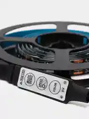 Светодиодная LED лента 5050 RGB 1 м, USB, IP65 с кнопками управления