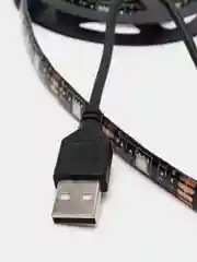 Светодиодная LED лента 5050 RGB 1 м, USB, IP65 с кнопками управления