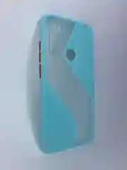 Бирюзовый чехол накладка с принтом геометрия iPhone 12 Mini, Honor 9S, Redmi Note 8, Huawei P30 Lite