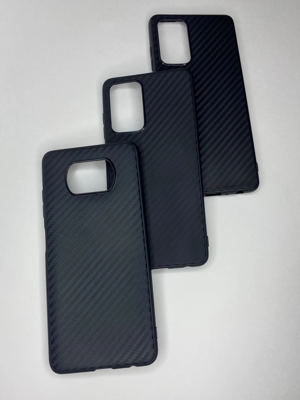 Чехол накладка принт карбон Samsung Galaxy A52, A72, Xiaomi Poco X3