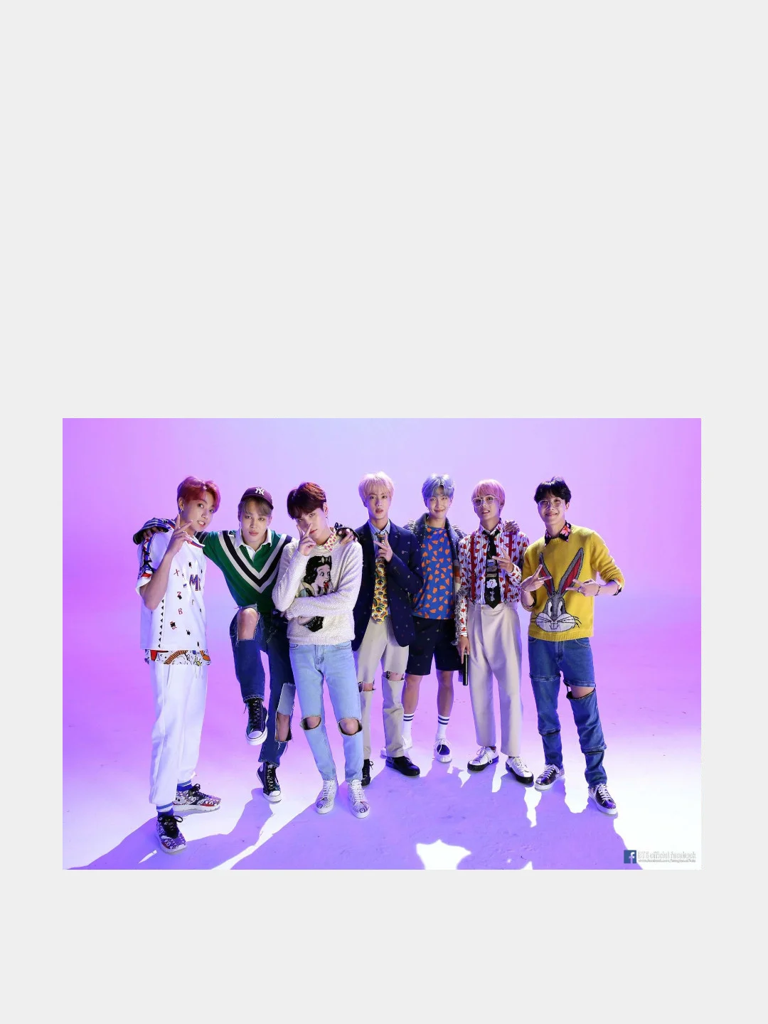Лайм конверт подарочный для денег с фото открыткой k-pop "BTS"